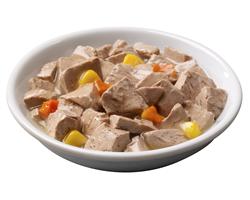 Chef Michael’s® Canine Creations Rotisserie Chicken Flavor and carrot & corn garnishes bowl
